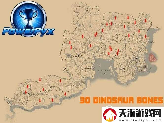 荒野大镖客2恐龙骨究竟隐藏何处-全恐龙骨地图位置揭秘悬念重重！